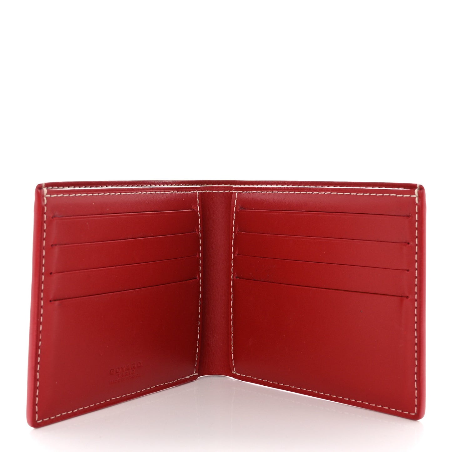 Goyardine Bi-Fold Victoire PM Wallet Red