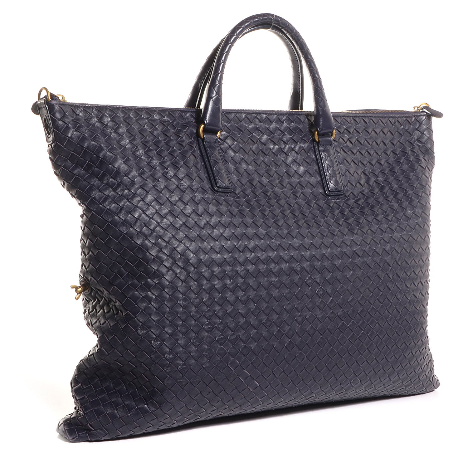 Bottega Veneta Nappa Intrecciato Large Convertible Bag Ink 3 of 9