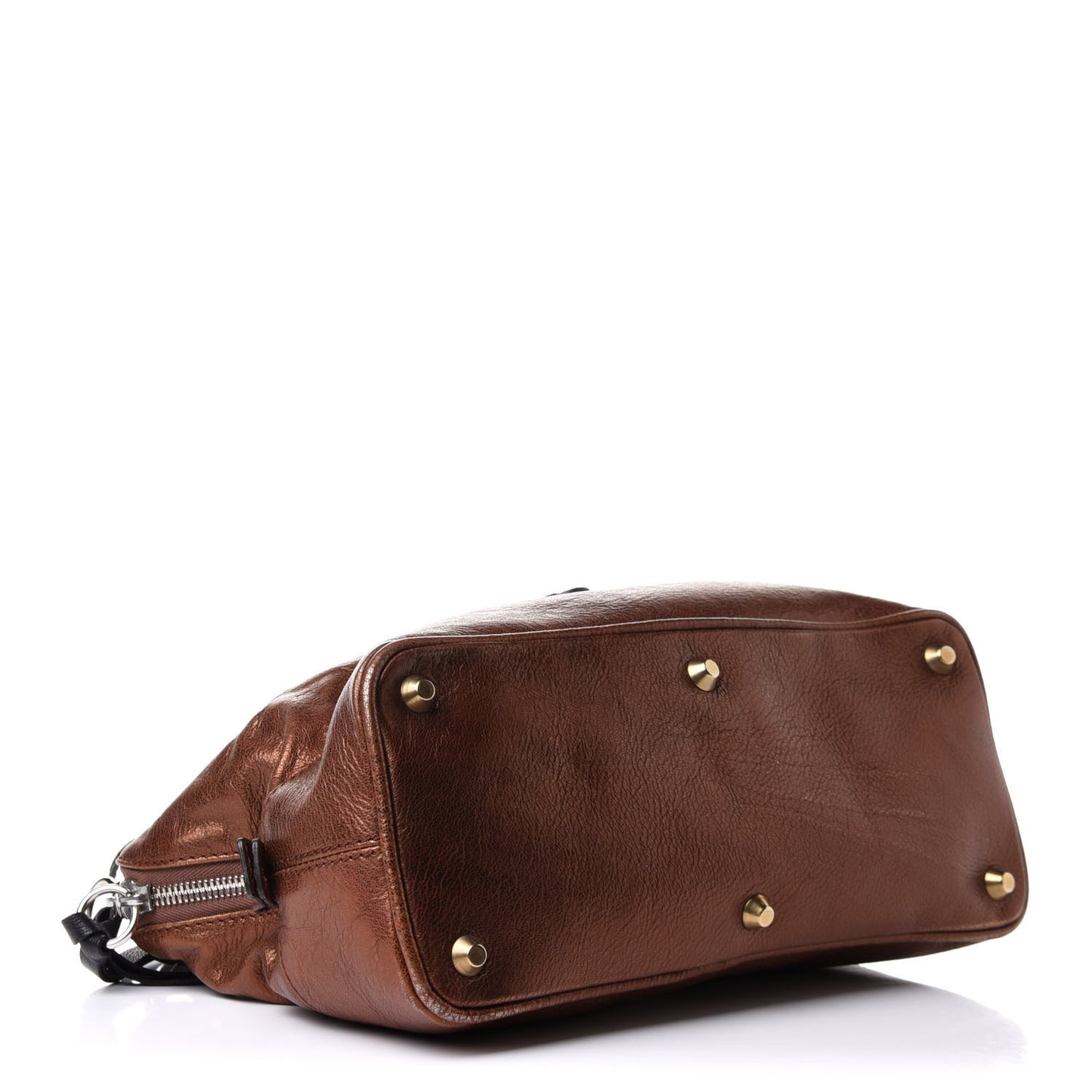 Metallic Calfskin Kerala Tote Bronze