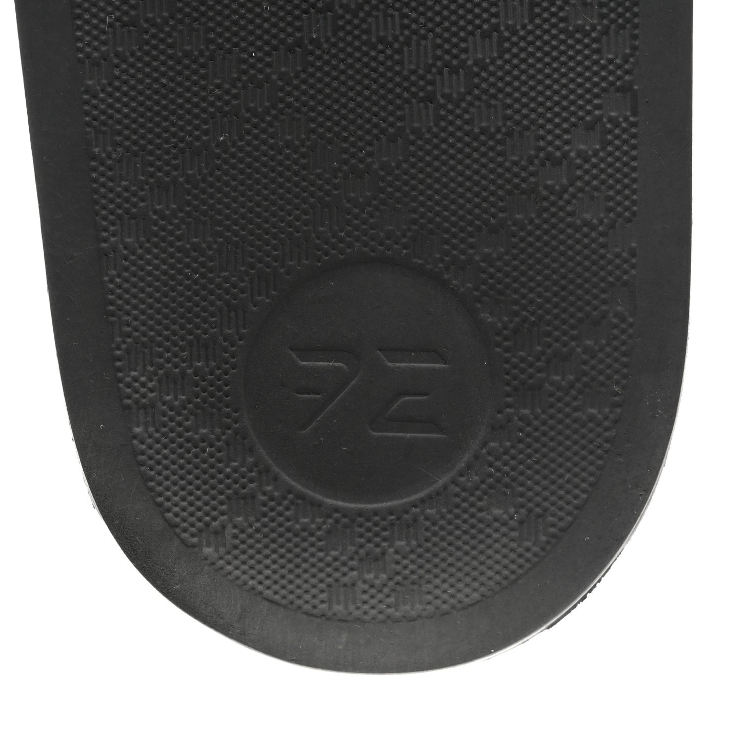 Rubber Womens Logo Slide Sandals 38 Black