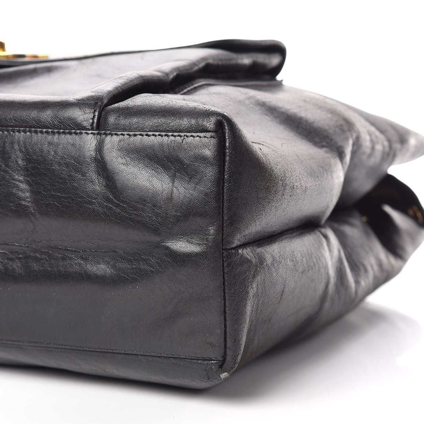 Lambskin CC Shoulder Bag Black