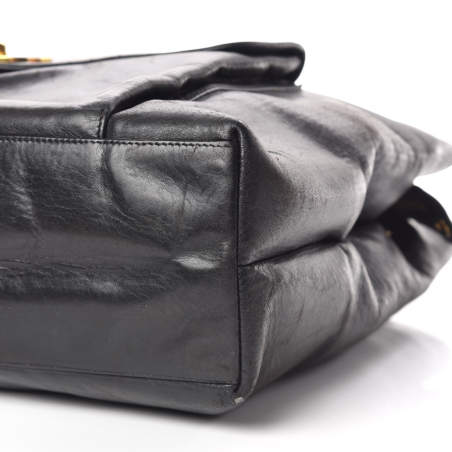 Chanel Lambskin CC Shoulder Bag Black 13 of 13
