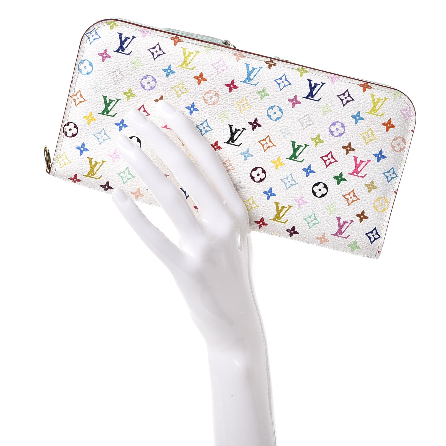 Louis Vuitton Monogram Multicolor Insolite Wallet White Anie 2 of 7