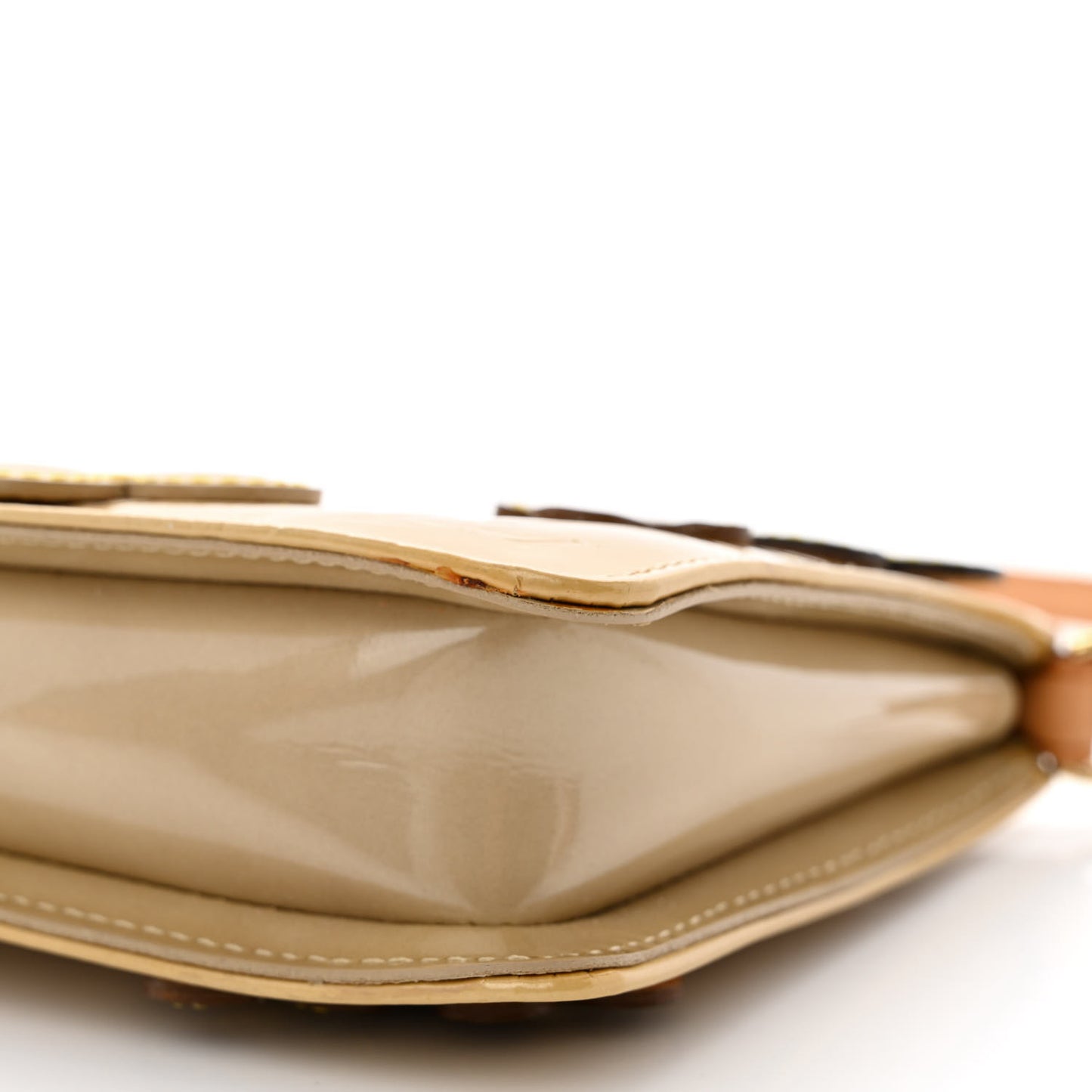 Vernis Lexington Fleurs Pochette Beige