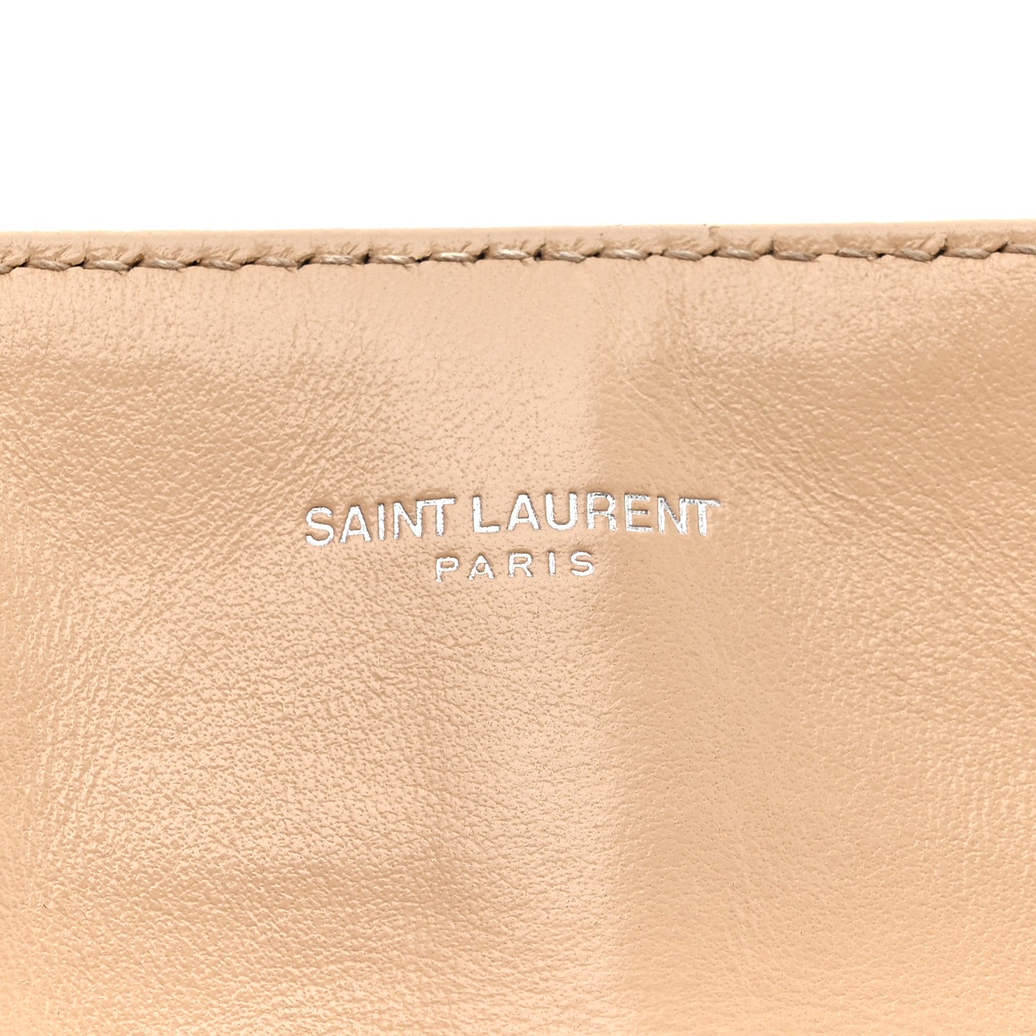 Saint Laurent Calfskin Y Quilted Monogram Large Loulou Shopper Nude Powder 7 of 16