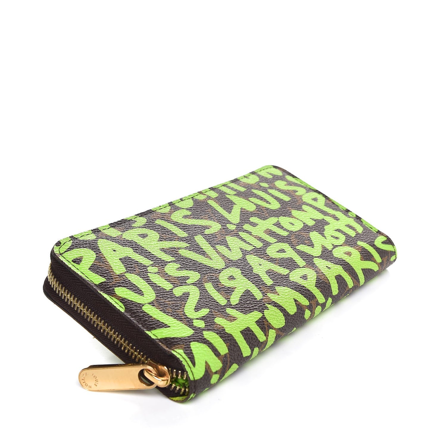 Monogram Graffiti Zippy Wallet Green