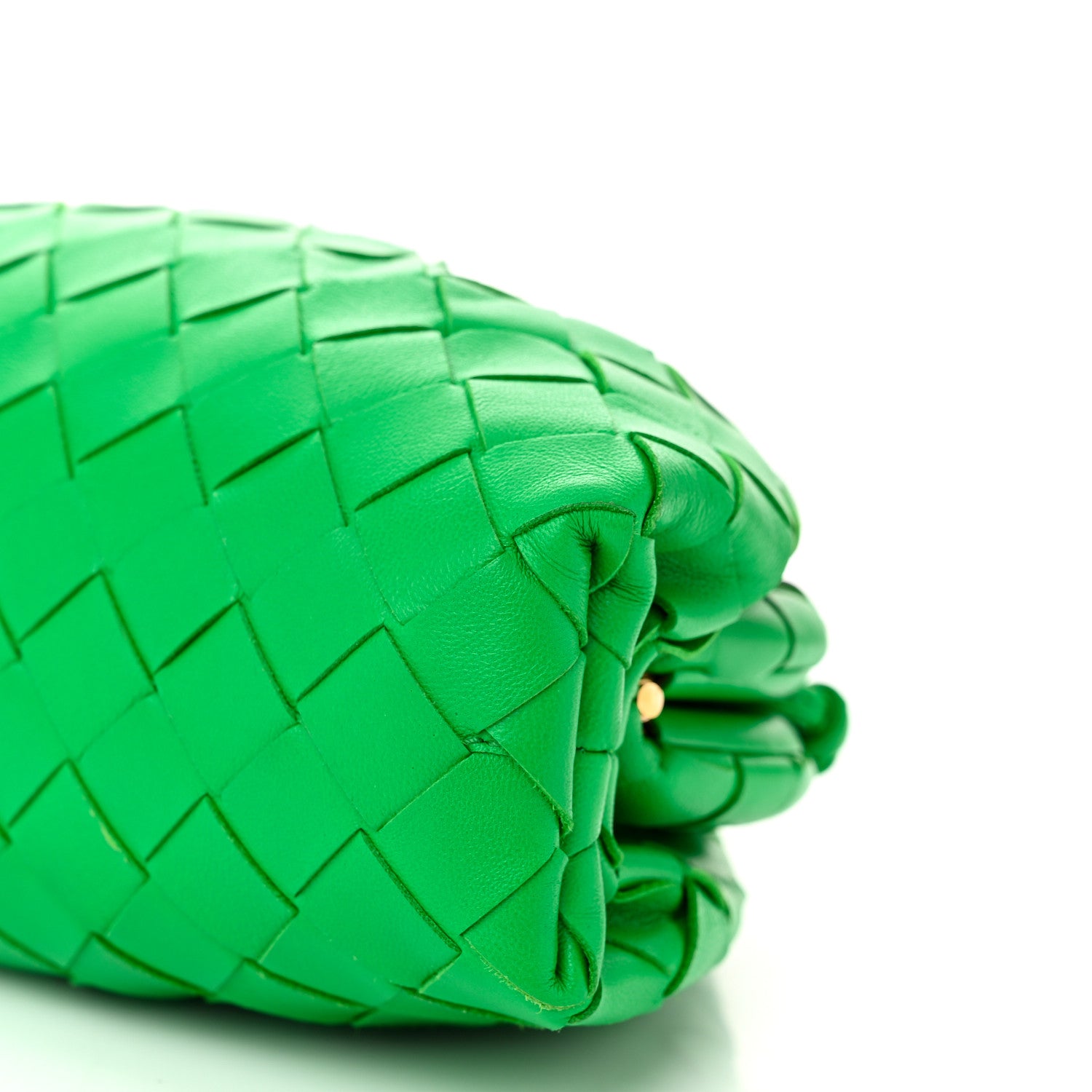 Bottega Veneta Nappa Intrecciato The Mini Pouch Clutch Parakeet 10 of 11