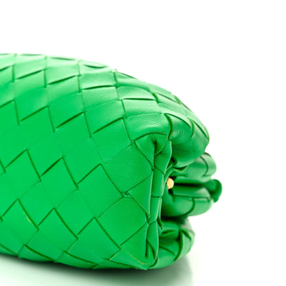 Bottega Veneta Nappa Intrecciato The Mini Pouch Clutch Parakeet 10 of 11