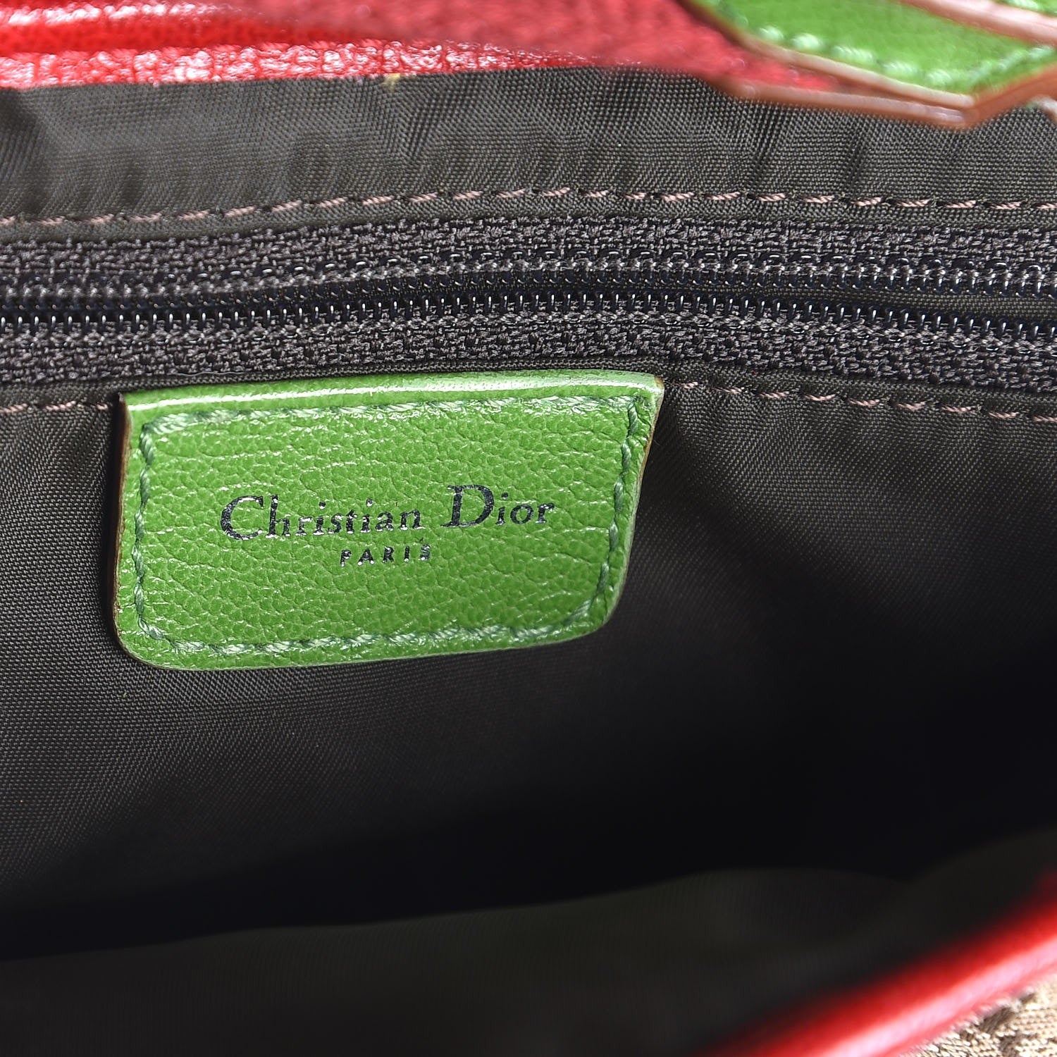 Christian Dior Monogram Rasta Saddle Bag Beige 6 of 7