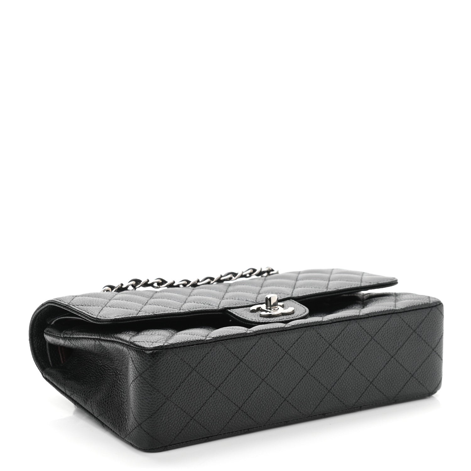 Chanel Caviar Quilted Medium Double Flap Black 4 of 11