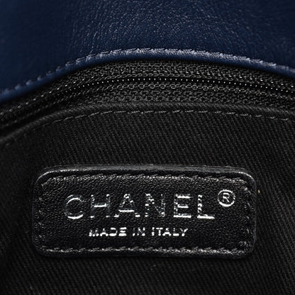 Chanel Patent Quilted Small Coco Shine Flap Navy 6 of 8
