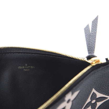 Louis Vuitton Empreinte Monogram Giant Crafty Pochette Felicie Zippered Insert Black 5 of 5