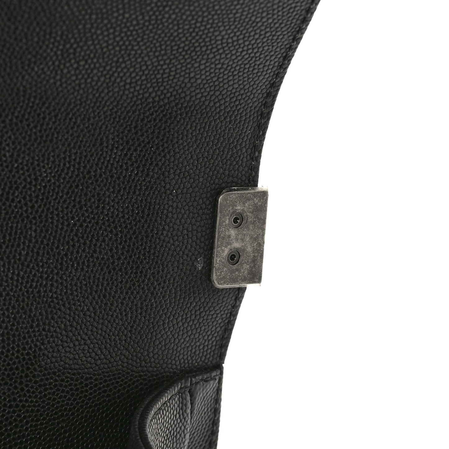 Caviar Quilted Medium Boy Flap Black