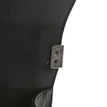 Chanel Caviar Quilted Medium Boy Flap Black 11 of 12