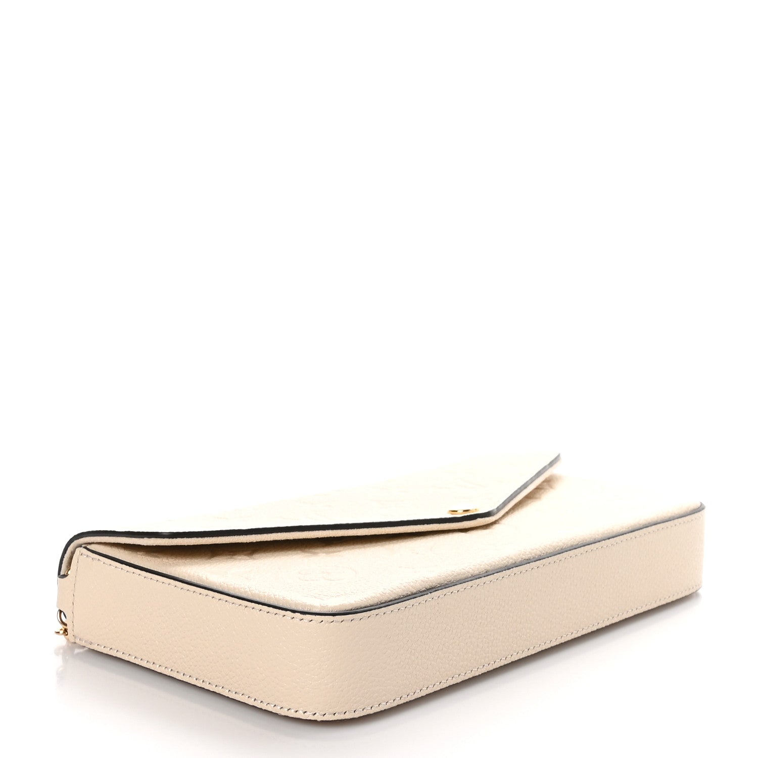 Louis Vuitton LOUIS VUITTON Empreinte Pochette Felicie Chain Wallet Cream 5 of 10