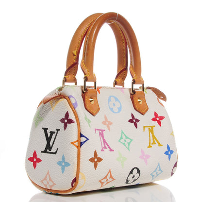 Louis Vuitton Monogram Multicolor Mini Sac HL Speedy White 3 of 7