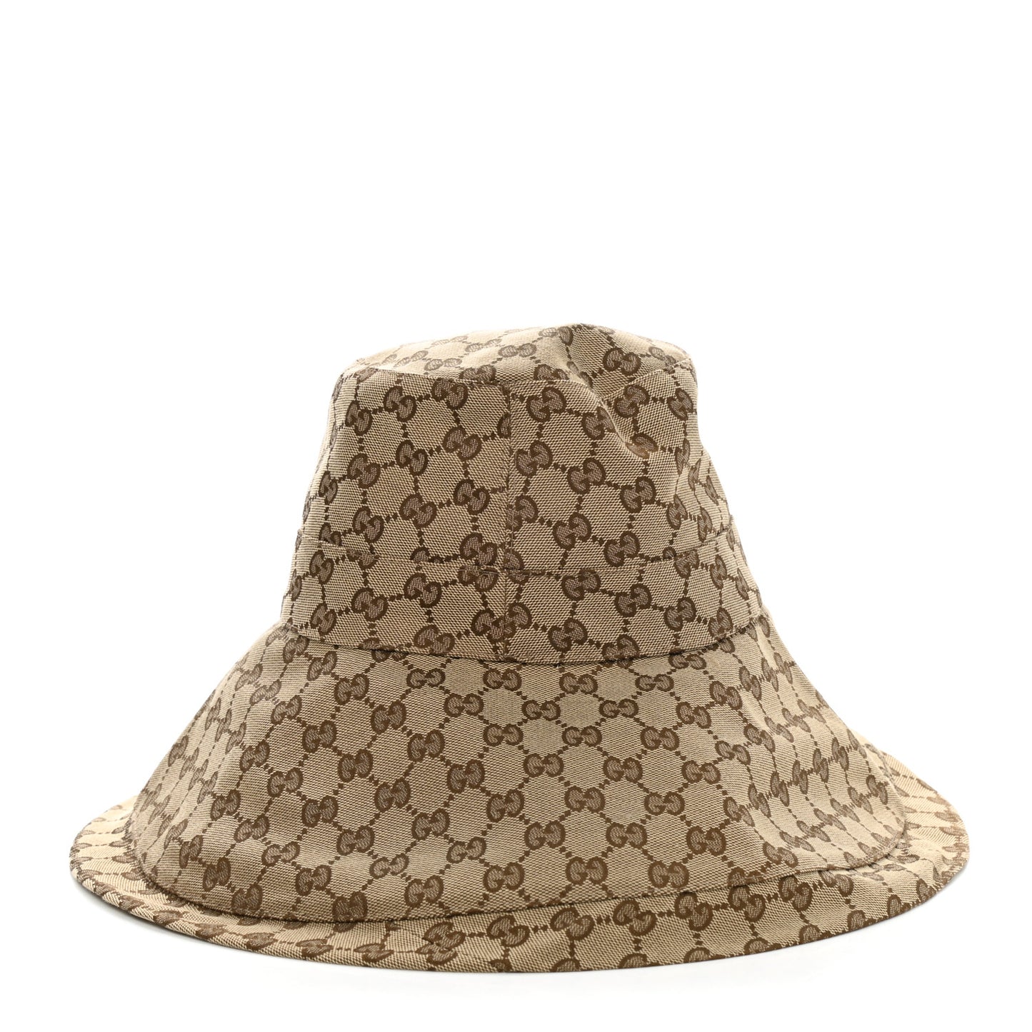 Monogram Wide Brim Hat S Beige