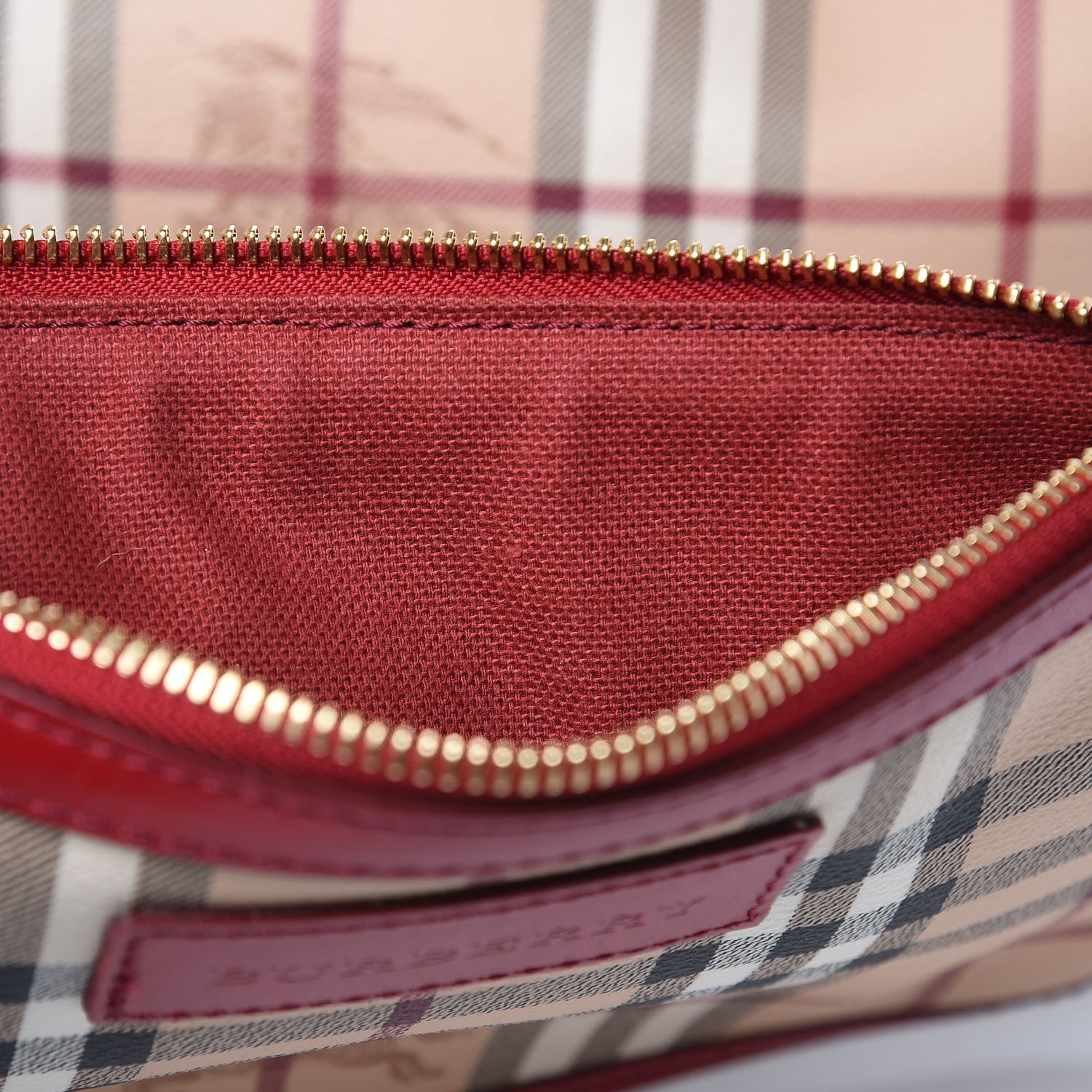 Burberry Haymarket Check Small Canterbury Parade Red 12 of 13