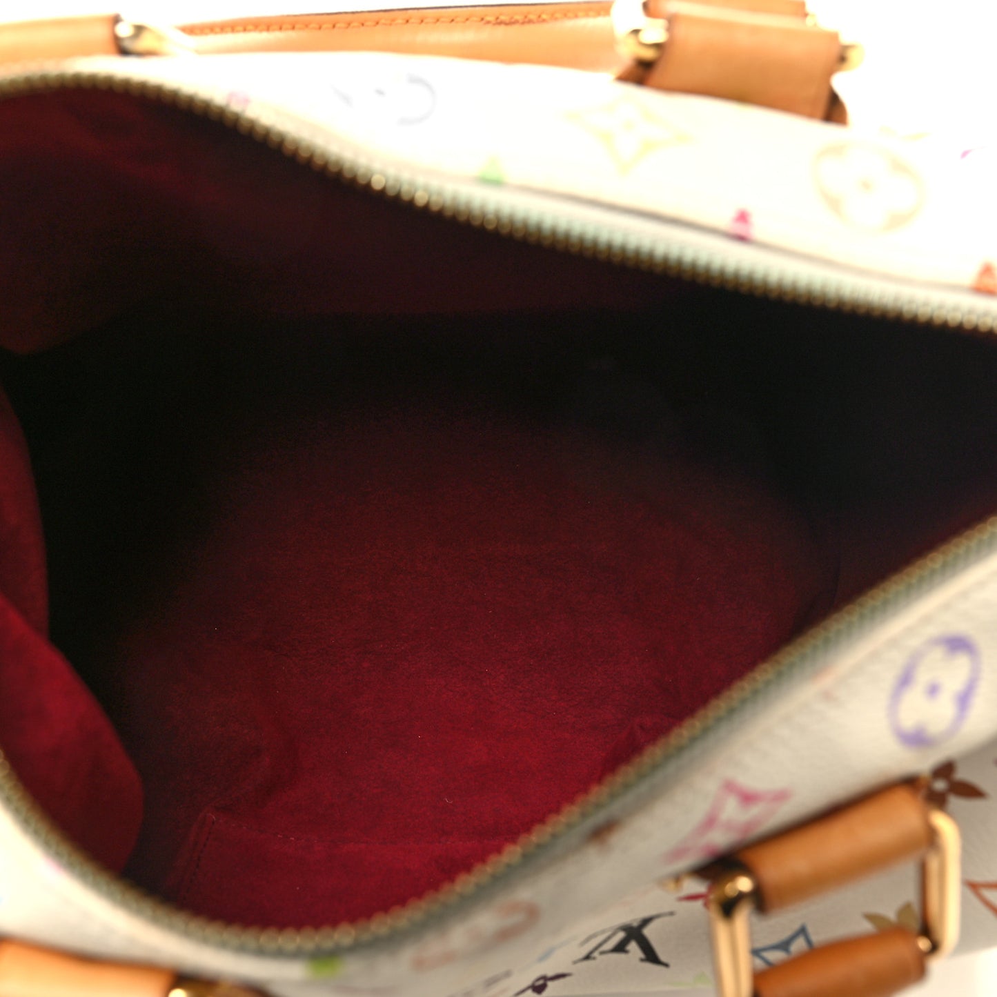 Monogram Multicolor Speedy 30 White