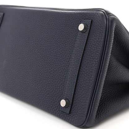 Hermes Togo Birkin 30 Bleu Nuit 10 of 14