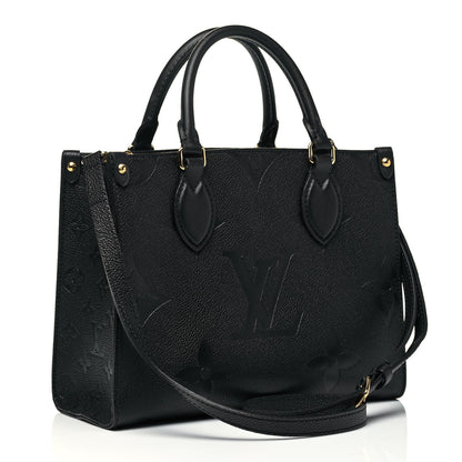 Louis Vuitton Empreinte Monogram Giant Onthego PM Black 3 of 8
