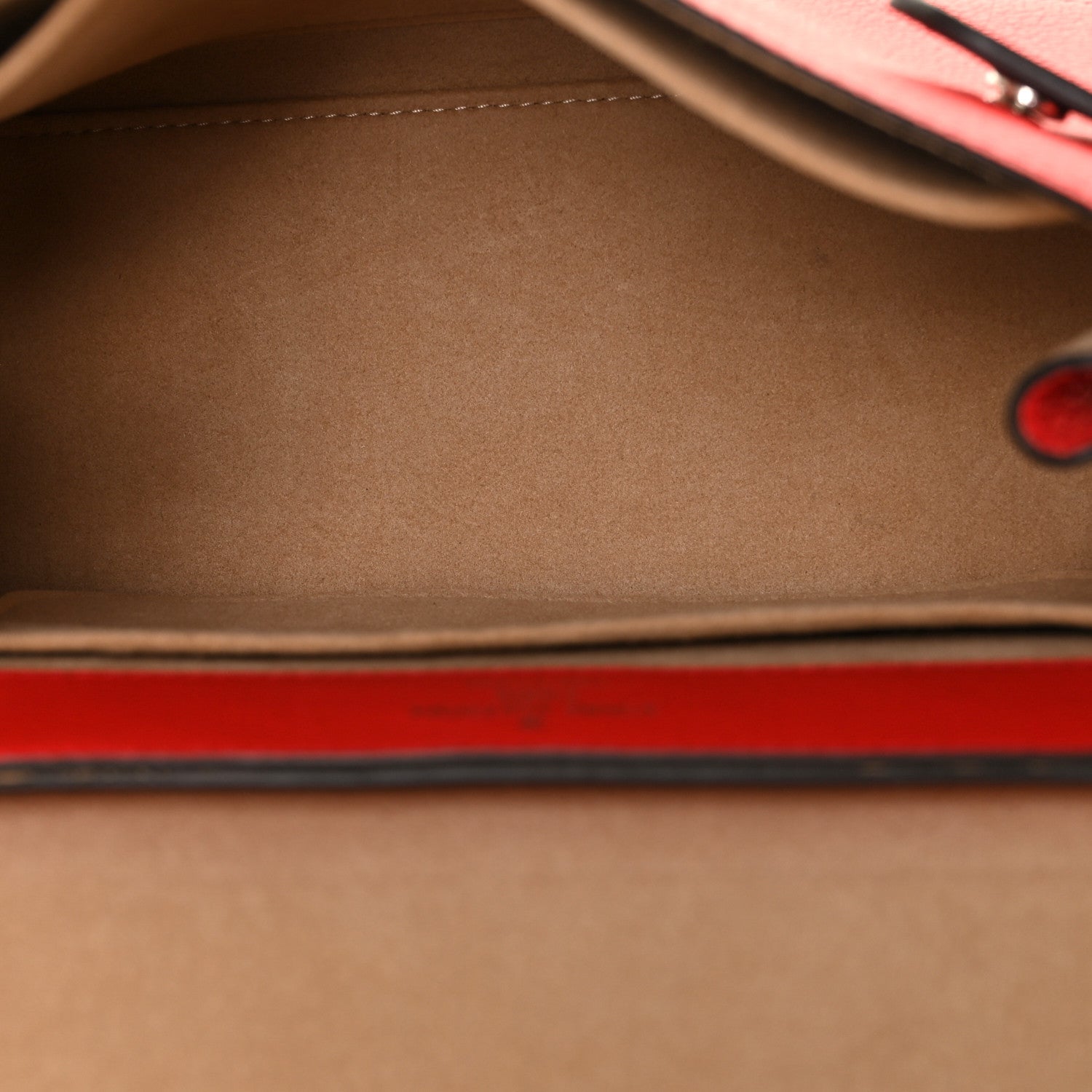 Louis Vuitton Soft Calfskin Lockme Ever BB Kabuki Red Quartz Black 5 of 10