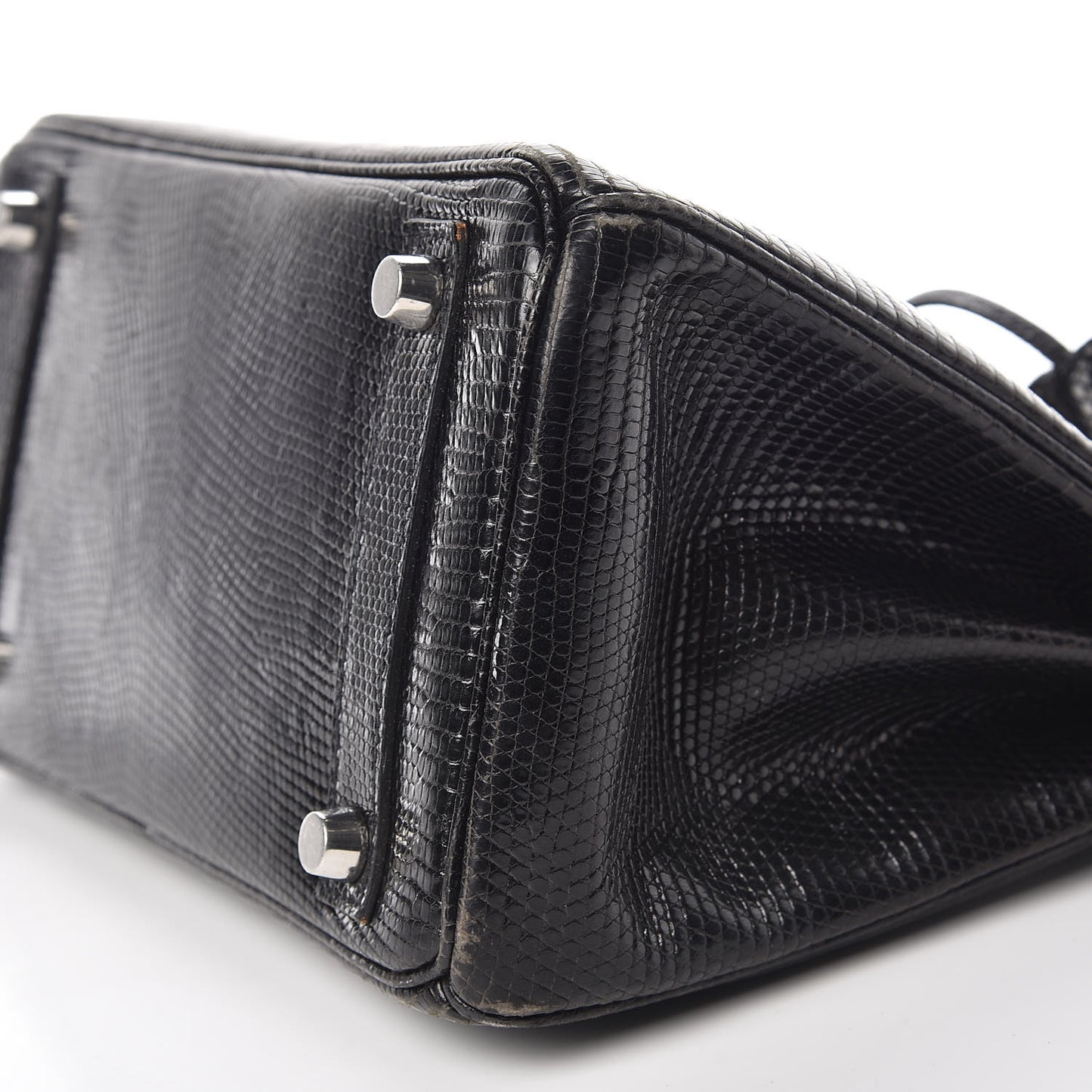 Lizard Birkin 25 Black