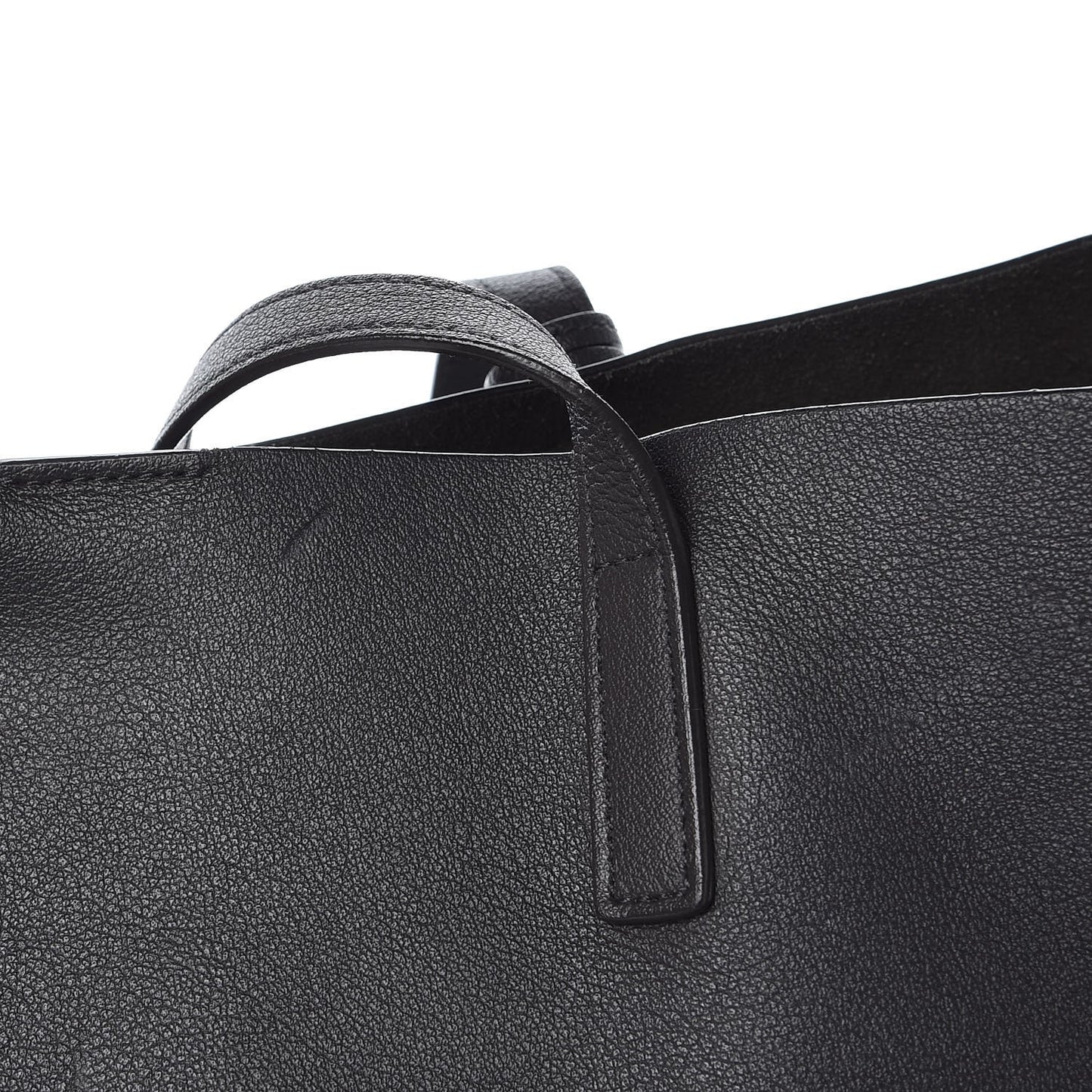 Calfskin Large Shopping Tote Earth