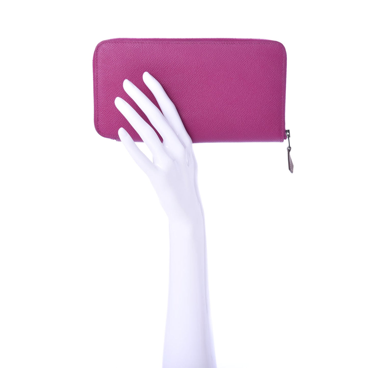 Epsom Silk'In Wallet Rose Pourpre Bleu Lin
