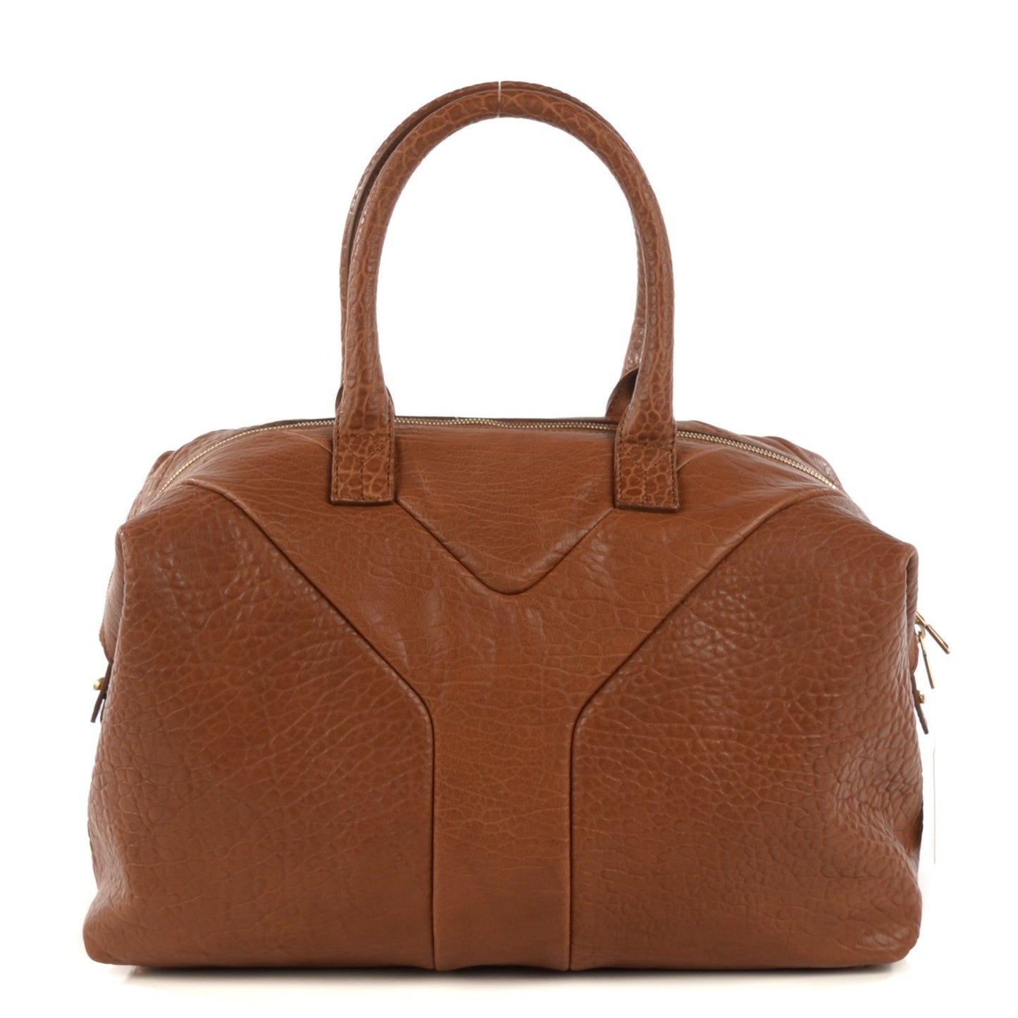 Pebbled Lambskin Medium Easy Sac Brown