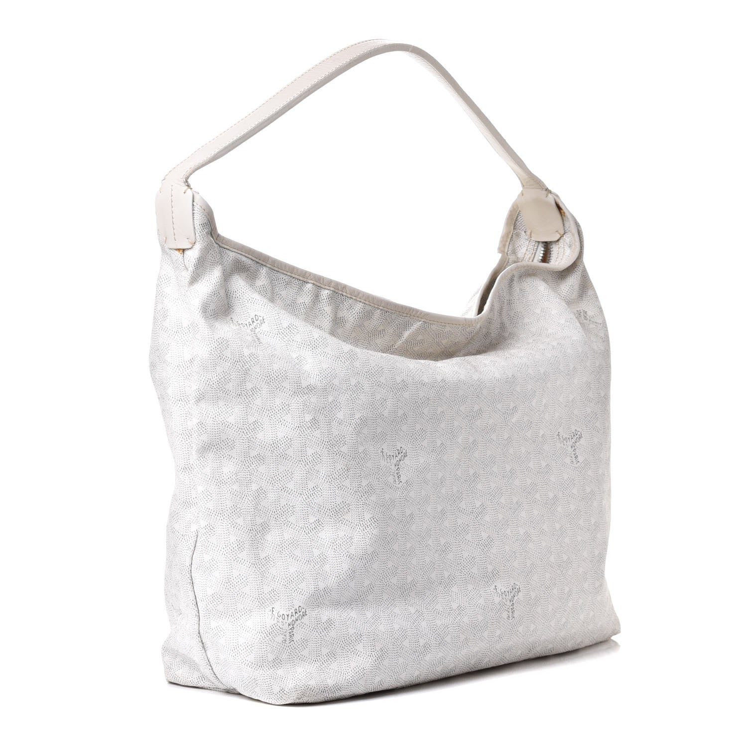 Goyard Goyardine Fidji Zip Hobo White 3 of 10