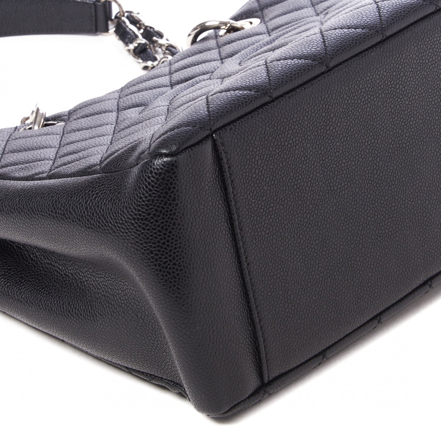 Chanel Caviar Quilted Grand Shopping Tote GST Black 6 of 9
