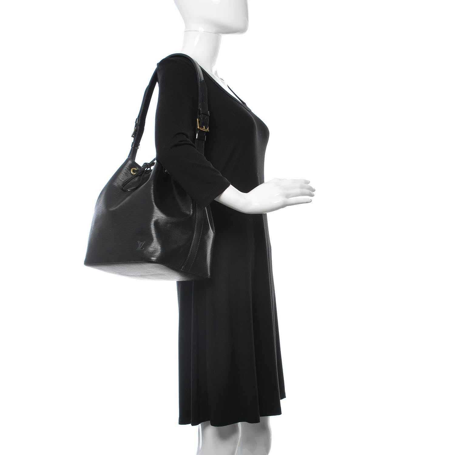 Louis Vuitton Epi Petit Noe Black 2 of 13