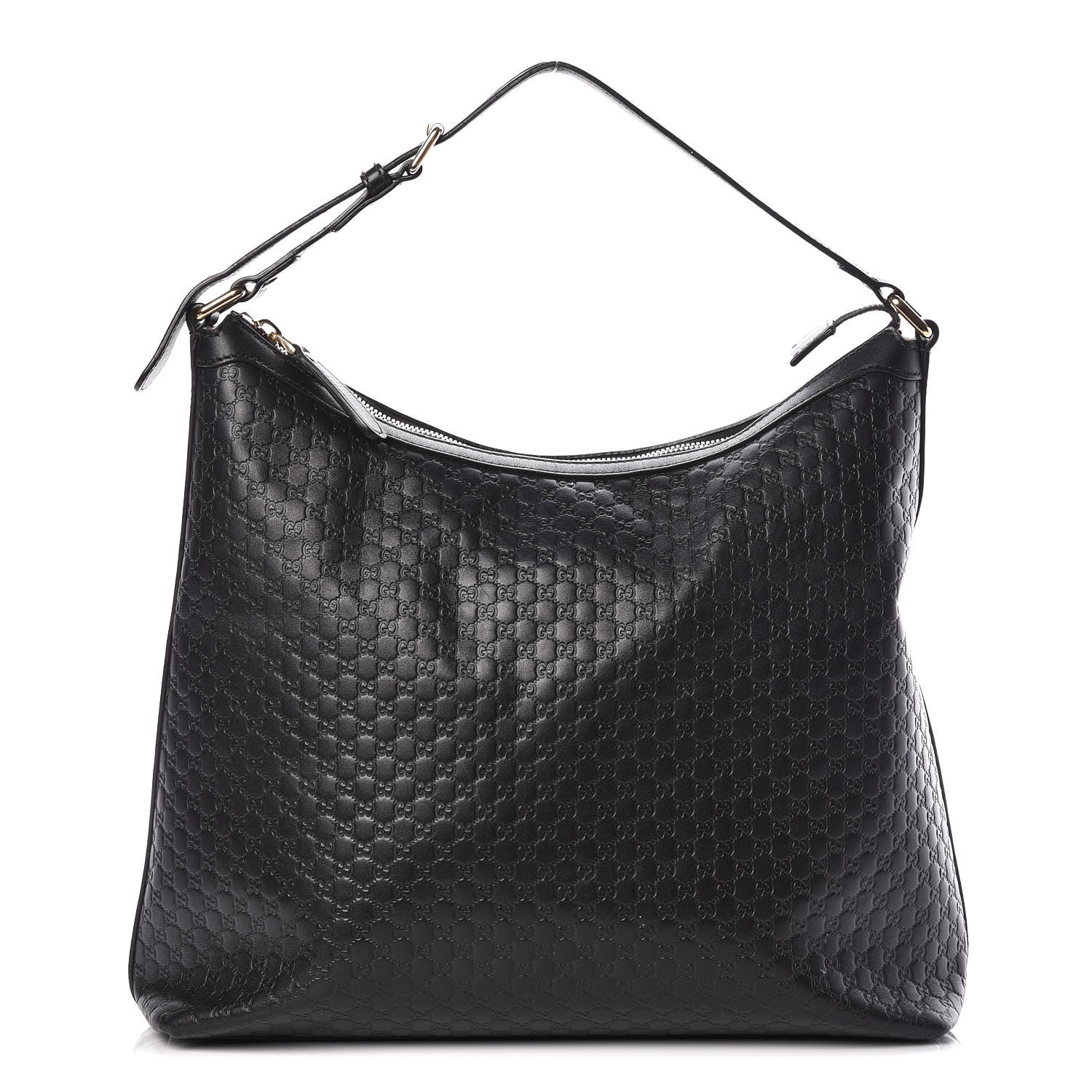 Gucci Soft Microguccissima Margaux Shoulder Bag Black 1 of 13