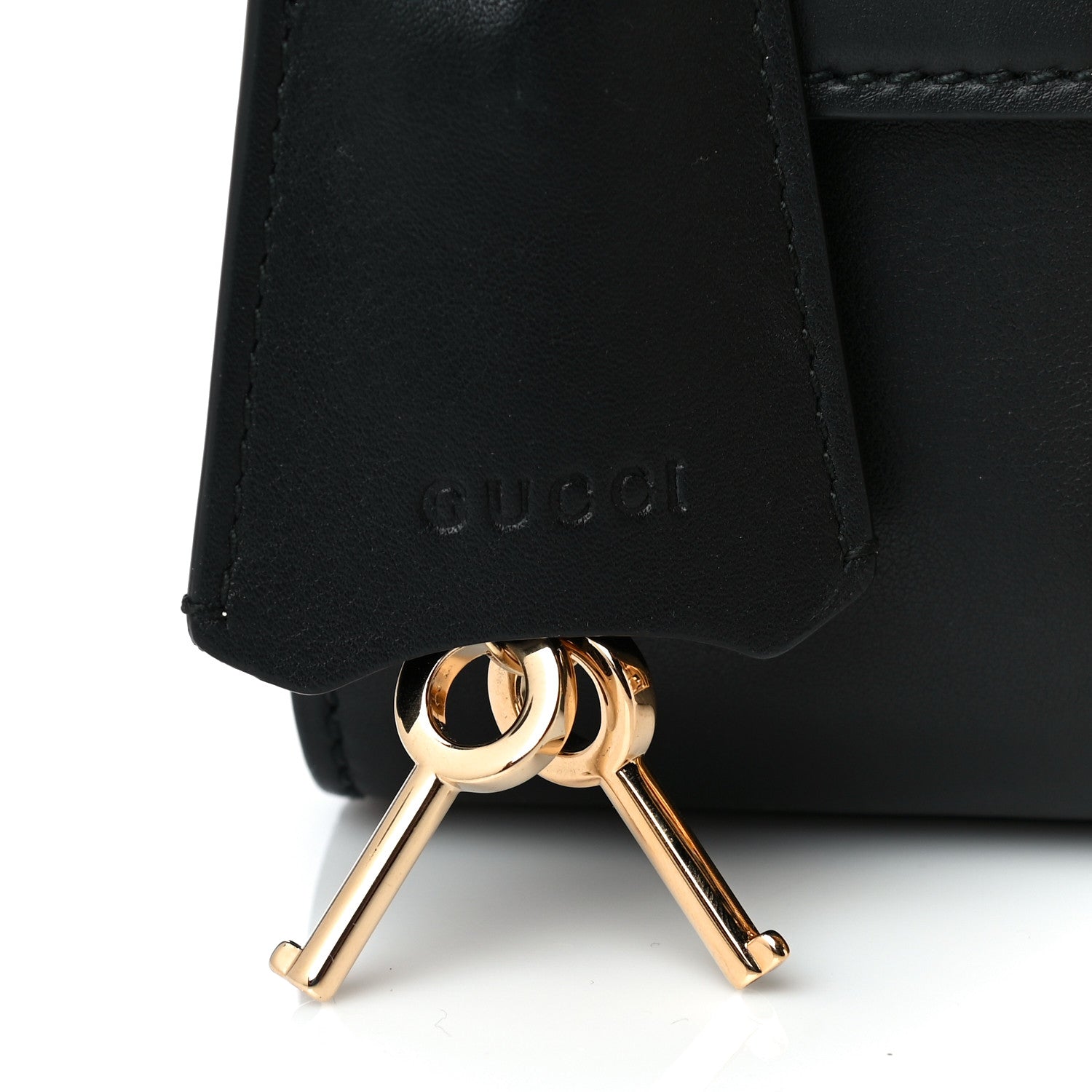 Gucci Calfskin Small Padlock Shoulder Bag Black 7 of 12