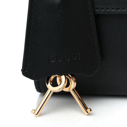 Gucci Calfskin Small Padlock Shoulder Bag Black 7 of 12