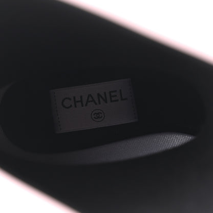 Chanel Caoutchouk CC High Boots 38 Light Pink White 7 of 9