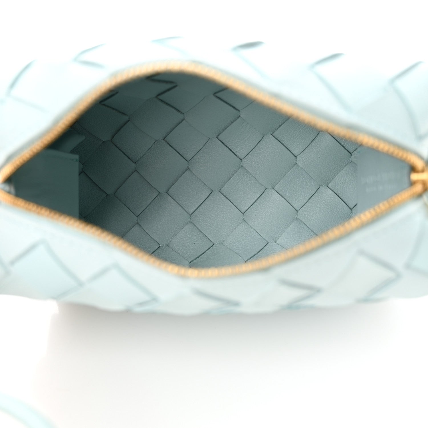 Bottega Veneta Nappa Intrecciato Candy Loop Camera Bag Teal Washed 5 of 9