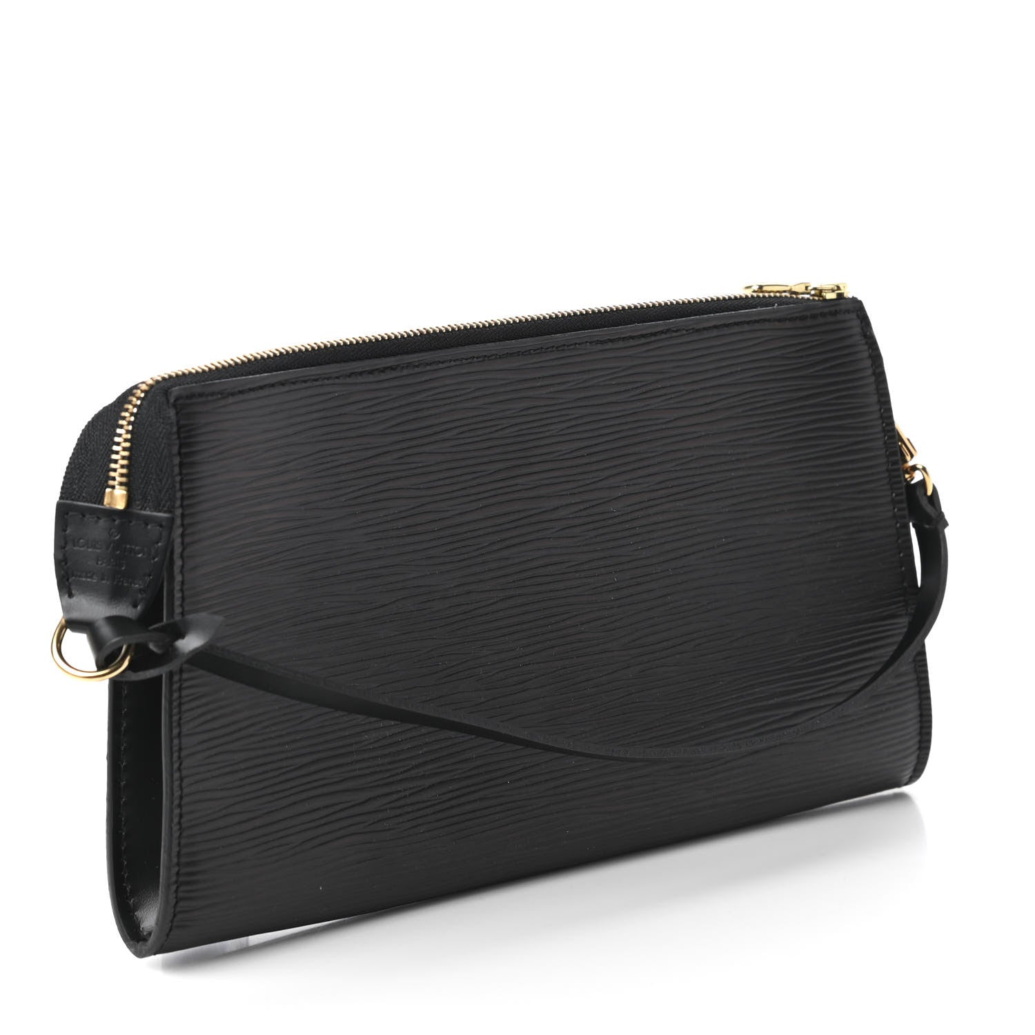 Louis Vuitton Epi Pochette Accessories 24 Black 3 of 10