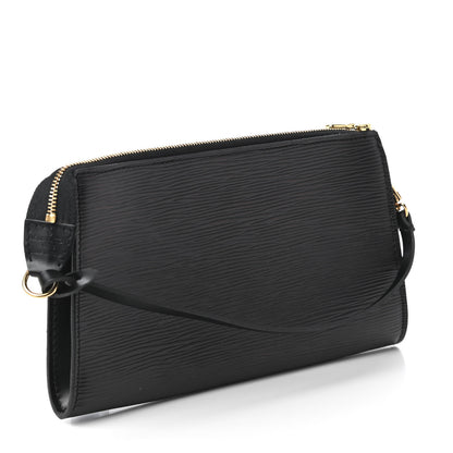 Louis Vuitton Epi Pochette Accessories 24 Black 3 of 10