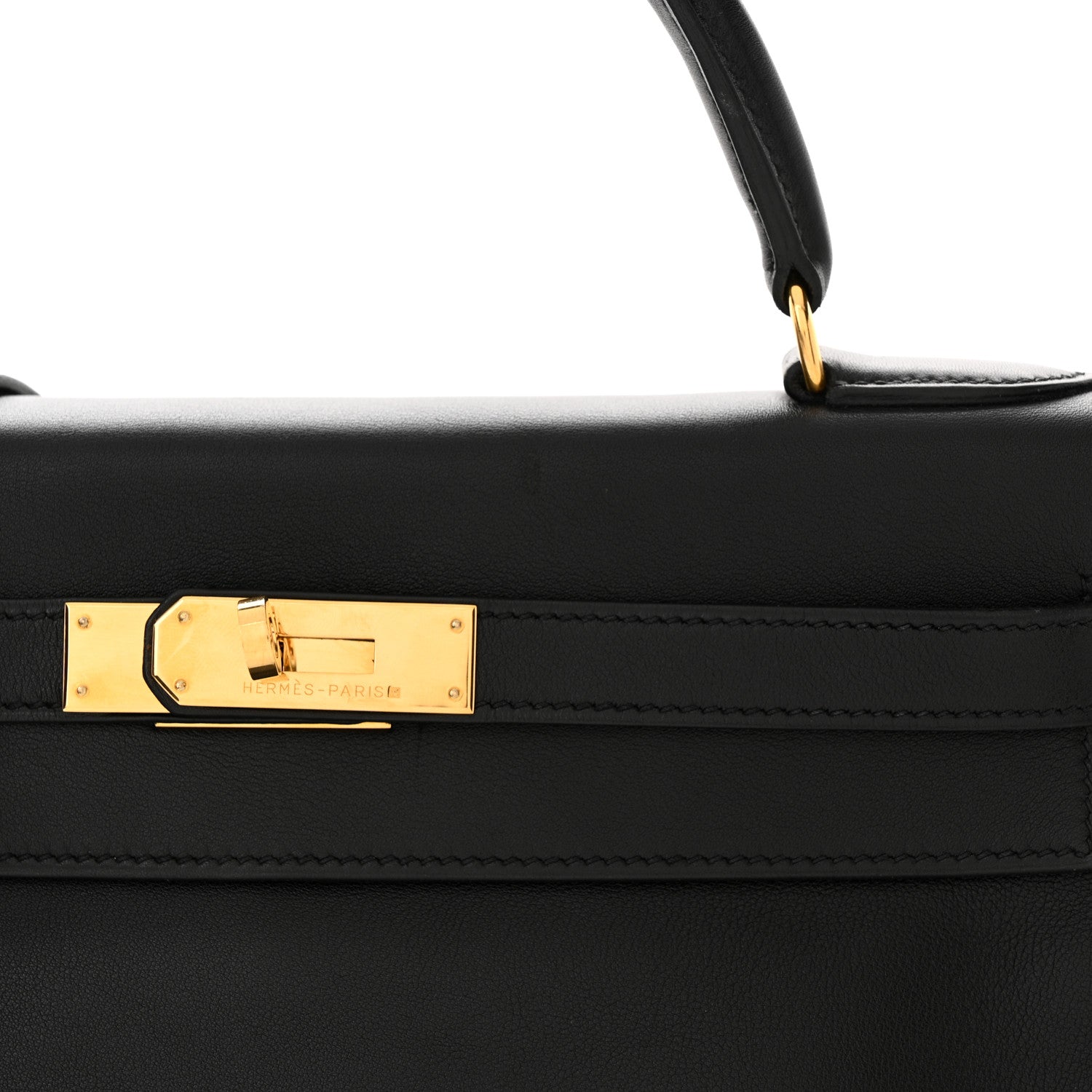 Hermes Swift Kelly Retourne 32 Black 13 of 20
