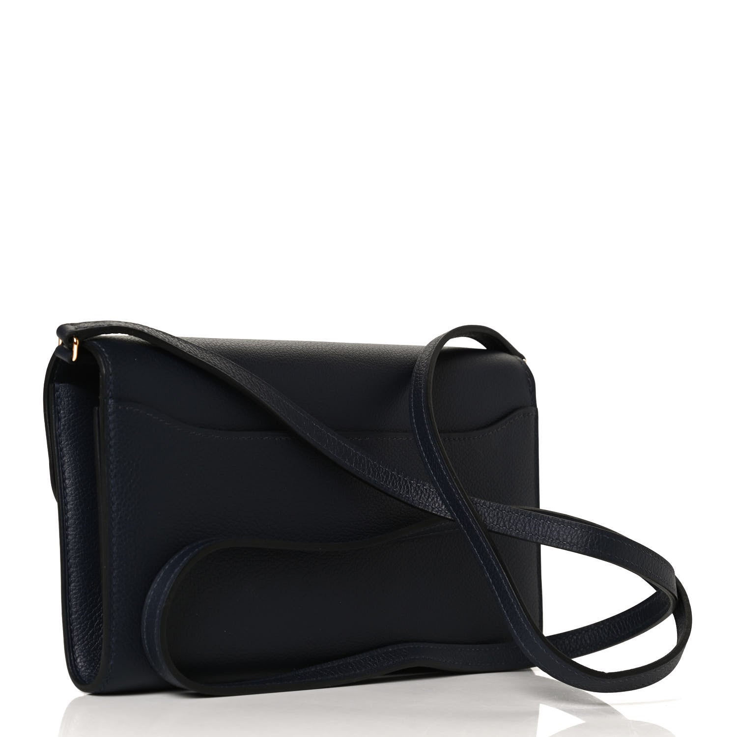 Hermes Evercolor Constance Wallet To Go Bleu Nuit 3 of 12
