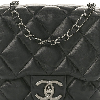 Chanel Lambskin Quilted Chanel 3 Small Accordion Flap Black 8 of 10
