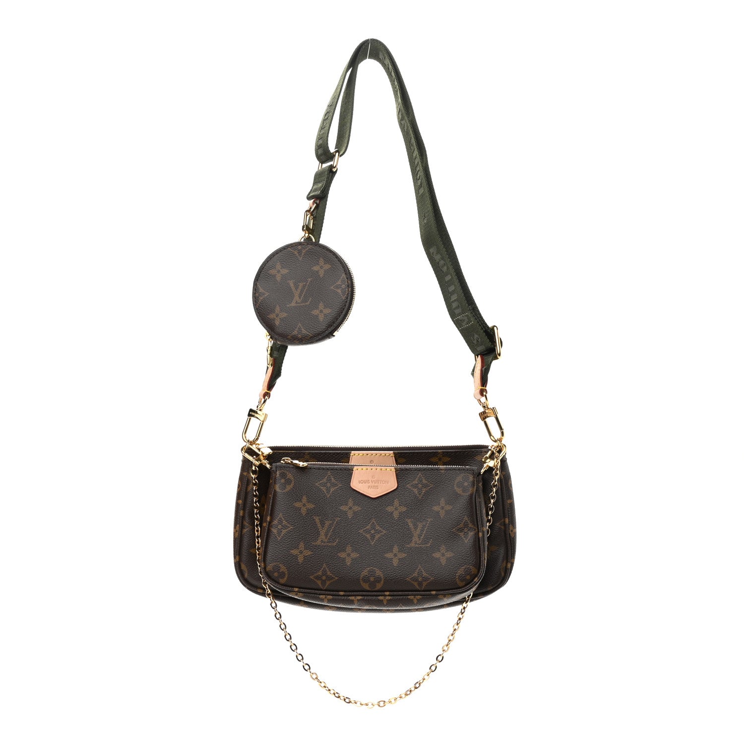 Louis Vuitton Monogram Multi Pochette Accessories Kaki 1 of 13