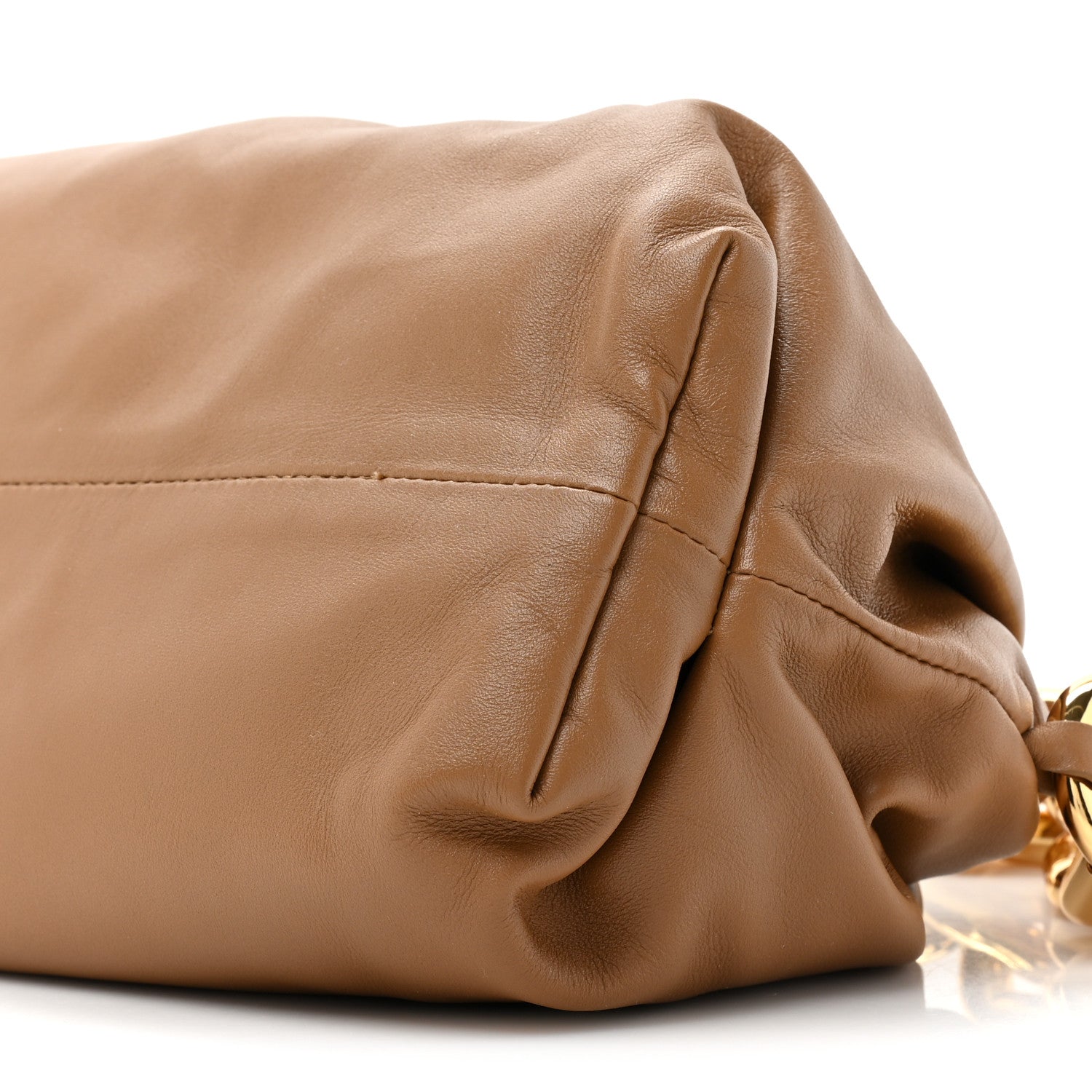 Bottega Veneta Calfskin The Pouch Chain Teak 7 of 8