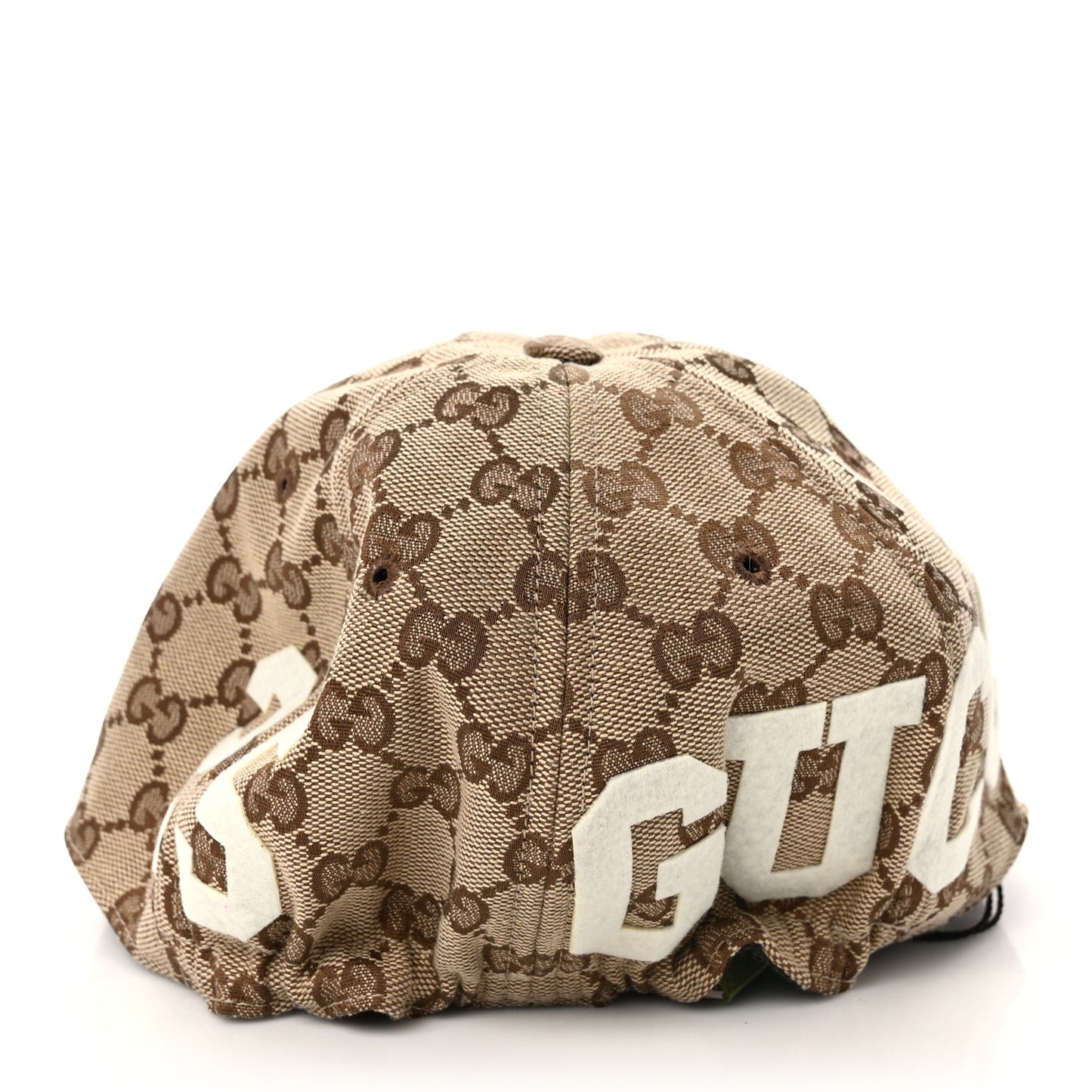 Monogram Patch Logo Soft Baseball Hat L Beige Cocoa