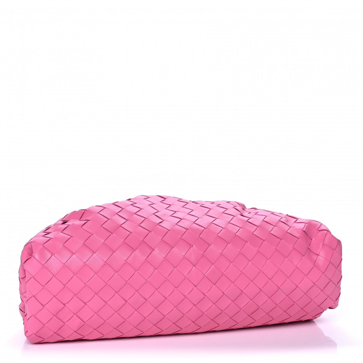 Bottega Veneta Nappa Maxi Intrecciato The Pouch Oversized Clutch Pink 4 of 13