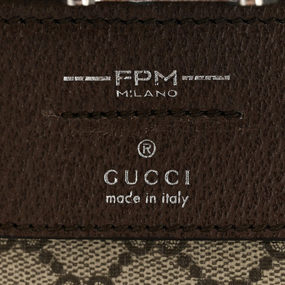 Gucci GG Supreme Monogram Porter Cabin Plus Suitcase Beige Dark Brown Supreme 6 of 11