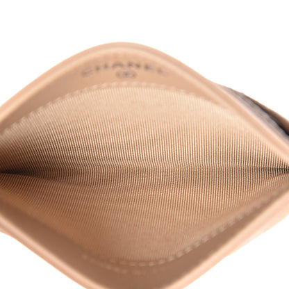 Chanel Caviar Quilted Card Holder Beige 5 of 9