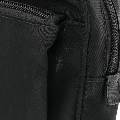 Prada Tessuto Nylon Saffiano Belt Bag Black 10 of 12